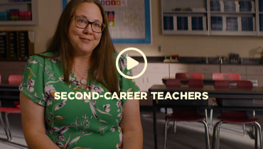 Teachers being interviewed on the topic: 2nd Career Teachers